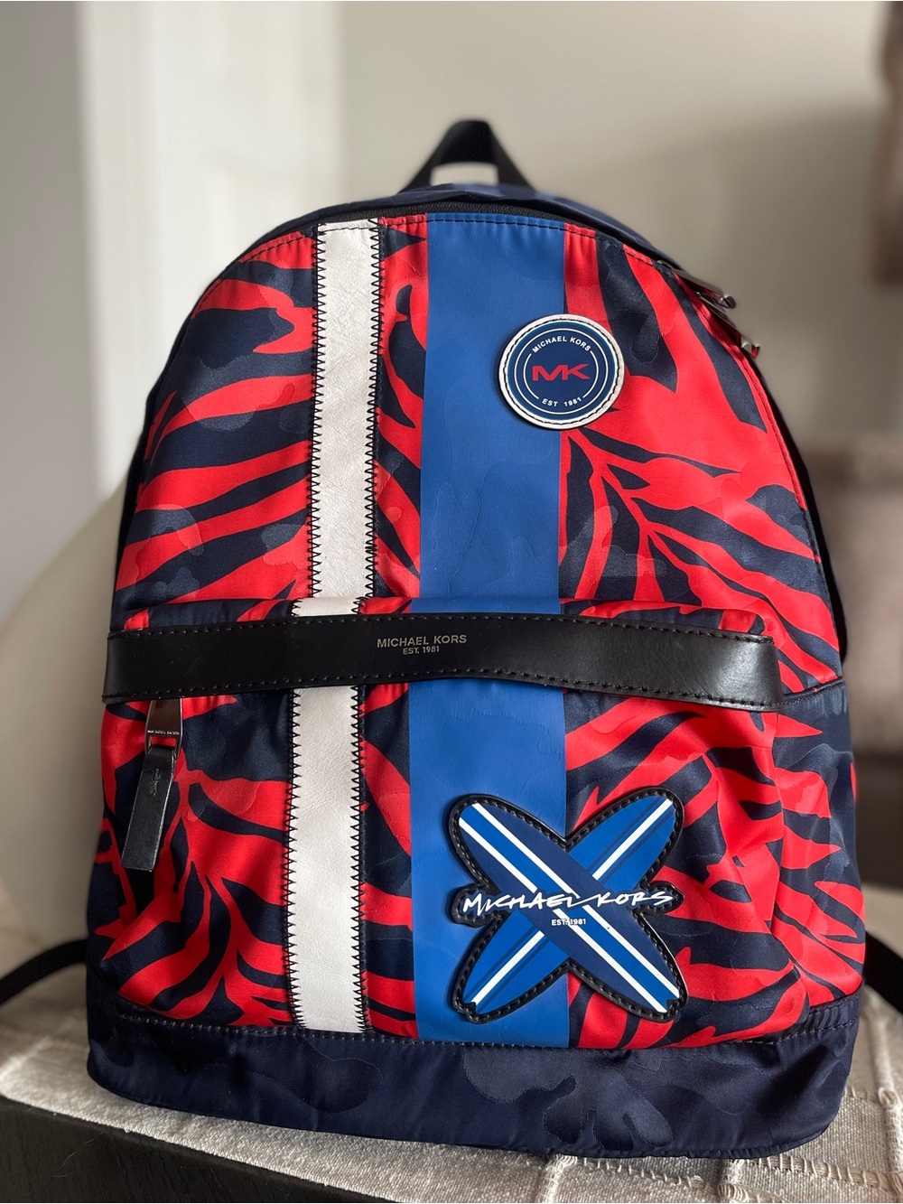 Michael Kors Kent Sport Multicolor Nylon Backpack